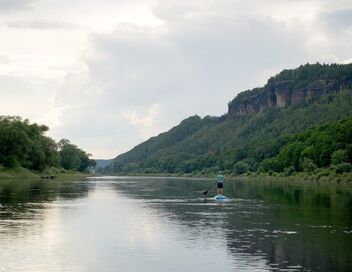 L'Elbe vue du ciel