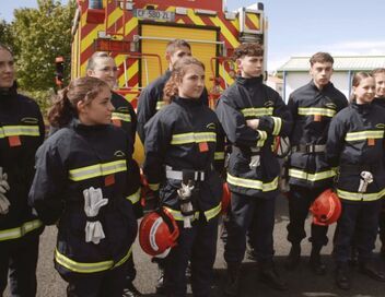 A l'école des pompiers