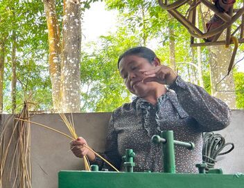 Laos, la vannerie dans tous ses états