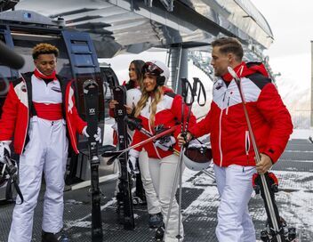 Les apprentis champions au ski