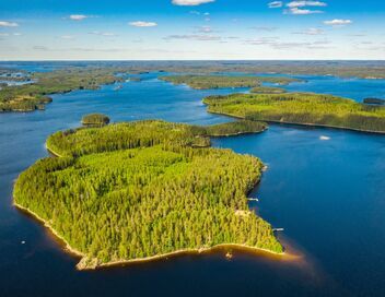 La Finlande vue du ciel
