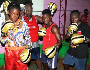 Zambie, les championnes du ring