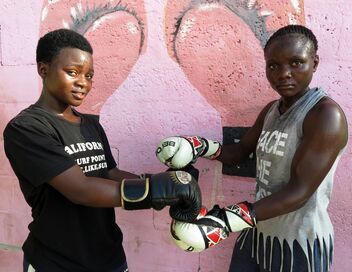 Zambie, les championnes du ring