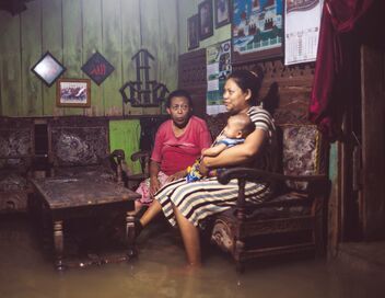 Indonésie, un village sous les eaux