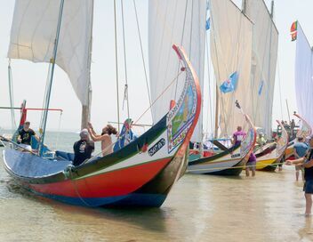 Portugal, les régates de moliceiros